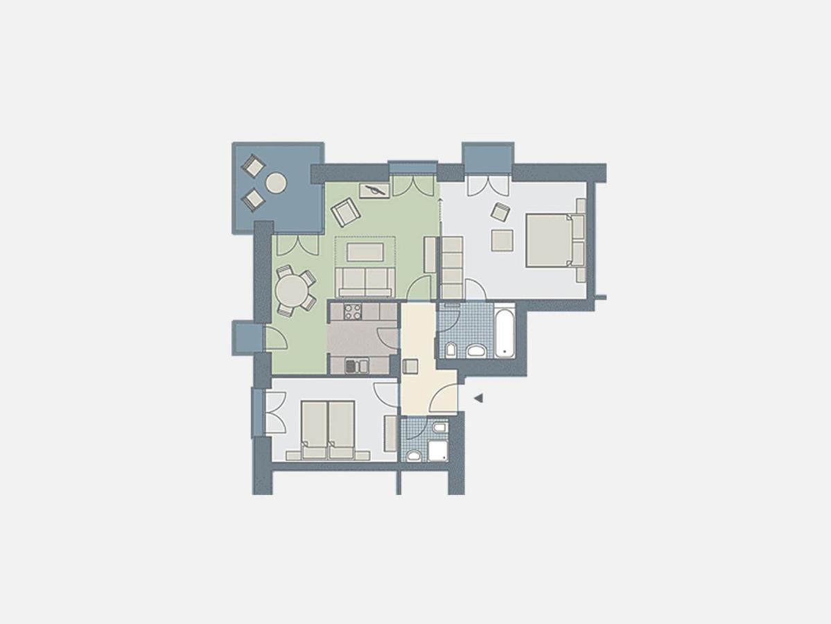 Kaiservillen Heringsdorf - Ferienwohnung Mit 2 Schlafzimmern Und Balkon D213 Exteriér fotografie